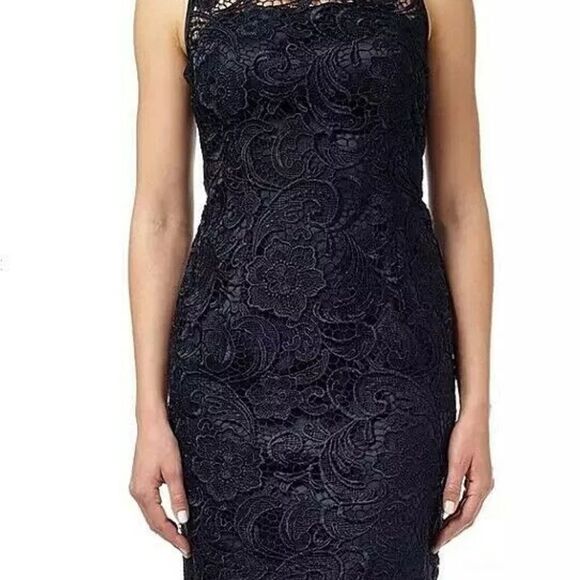 Adrianna Papell | Elegant Navy Lace Dress | Size: 2 | NWT - Picture 14 of 14